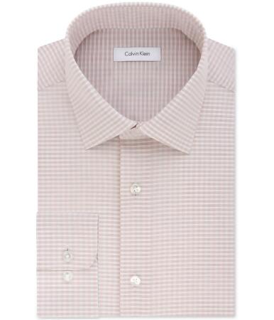 Calvin Klein Mens Stretch Button Up Dress Shirt - 17 1/2