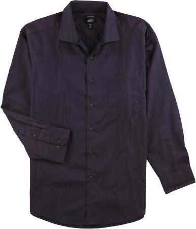 Alfani Mens Boldberry Double Circle Button Up Dress Shirt - 19-19 1/2