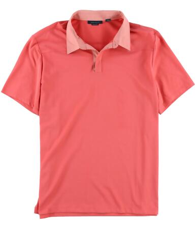 Perry Ellis Mens Mixed Media Rugby Polo Shirt - S