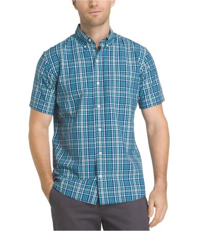 Izod Mens Breezy Button Up Shirt - M