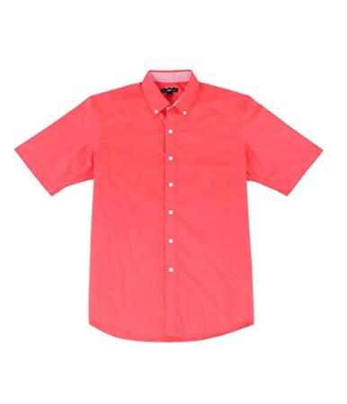 Club Room Mens Bancroft Poplin Button Up Shirt - M