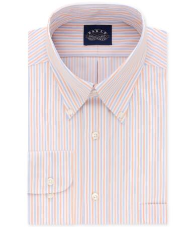 Eagle Mens Non-Iron Flexable Button Up Dress Shirt - 15 1/2