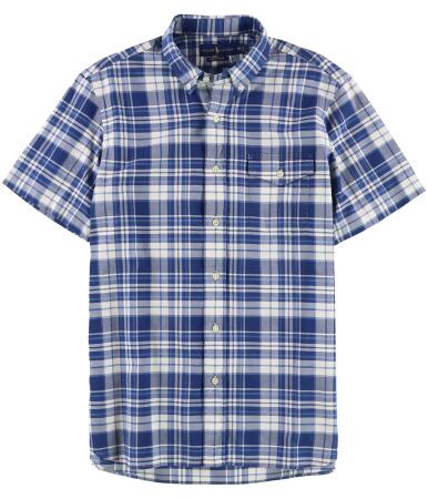 Ralph Lauren Mens Standard Plaid Button Up Shirt - S