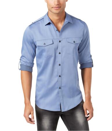 I-n-c Mens Utility Button Up Shirt - XS