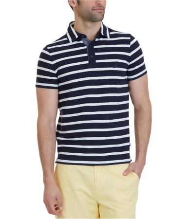 Nautica Mens Striped Rugby Polo Shirt - 2XL