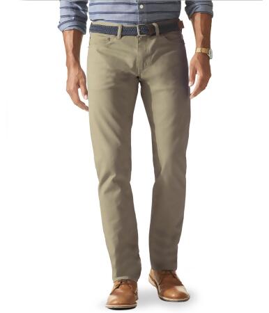 Dockers Mens Flat Front Stretch Slim Fit Jeans - 33