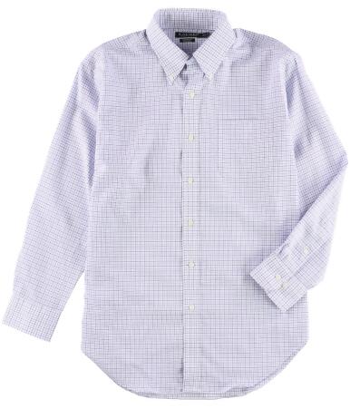 Ralph Lauren Mens Non Iron Button Up Dress Shirt - 17 1/2