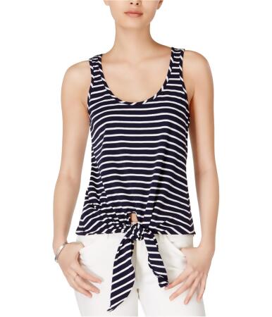 Maison Jules Womens Tie Hem Tank Top - XXS