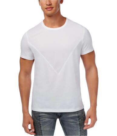 I-n-c Mens Mesh Insert Basic T-Shirt - XL