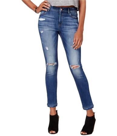 M1858 Womens Kristen Ripped Skinny Fit Jeans - 28