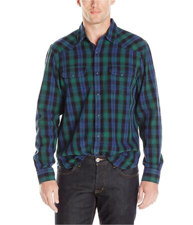 Lucky Brand Mens Plaid Button Up Shirt - XL