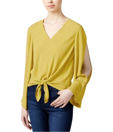 Rachel Roy Womens Tie Front Knit Blouse - XL