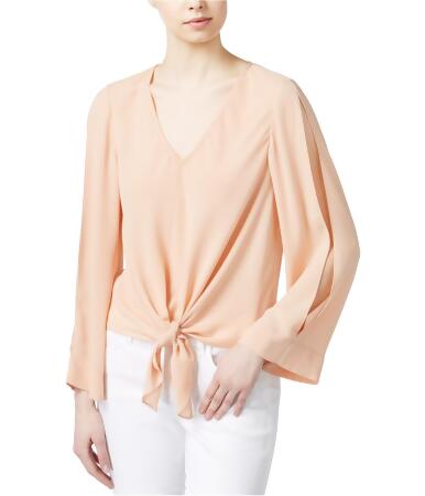 Rachel Roy Womens Tie Front Knit Blouse - S