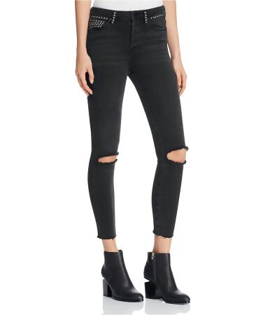 Free People Womens Ripped Skinny Fit Jeans - 24