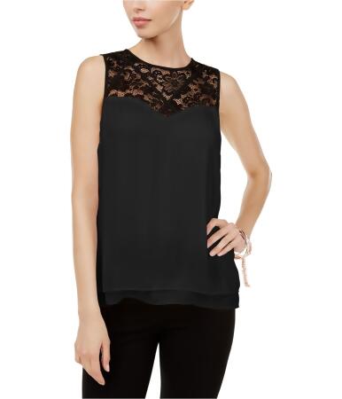 Thalia Sodi Womens Lace Yoke Pullover Blouse - XL