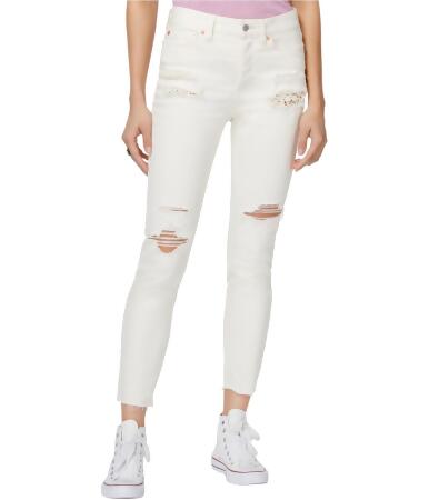 Free People Womens Ripped Skinny Fit Jeans - 28