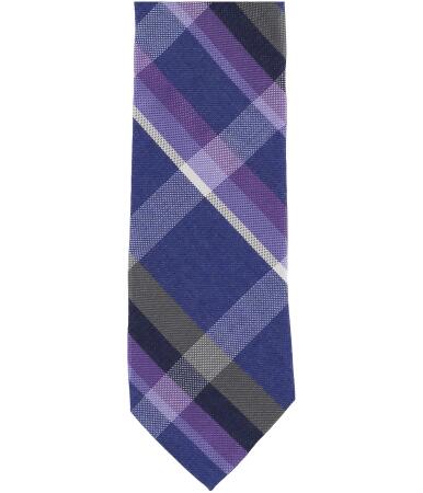 Calvin Klein Mens Texture Plaid Necktie - One Size