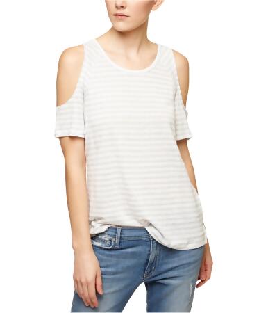 Sanctuary Clothing Womens Cold Shoulder Basic T-Shirt - L