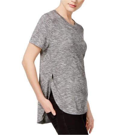 Bar Iii Womens High- Low Knit Basic T-Shirt - 2XL