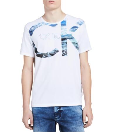 Calvin Klein Mens Logo Graphic T-Shirt - 2XL