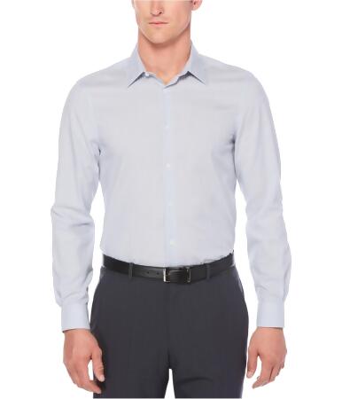 Perry Ellis Mens Striped Woven Button Up Shirt - 2XL