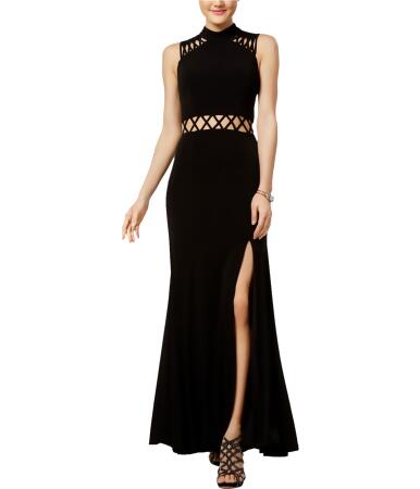 Trixxi Womens Cutout A-Line Gown Dress - 1