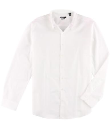 Bar Iii Mens Stretch Button Up Dress Shirt - 15