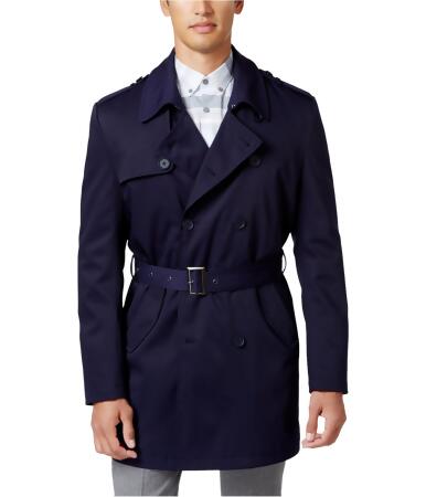 Calvin Klein Mens Double Breasted Raincoat - 42