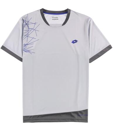 Lotto Mens Non-Iron Contrast Basic T-Shirt - 3XL