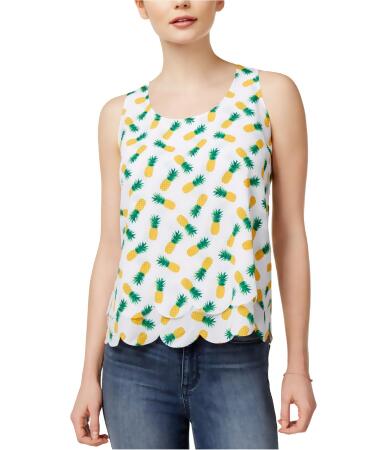 Maison Jules Womens P For Pineapple Tank Top - XXS