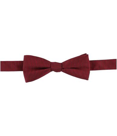 Ryan Seacrest Distinction Mens Texture Stripe Bow Tie - One Size