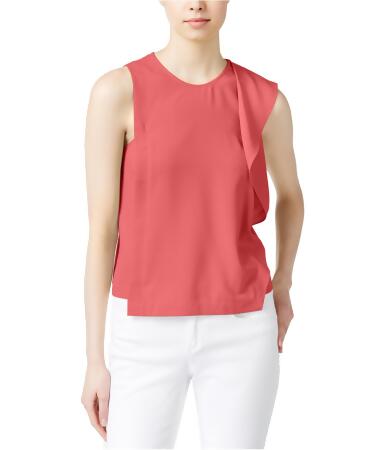 Rachel Roy Womens Ruffled Knit Blouse - 12