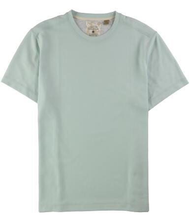 Tasso Elba Mens Poly Slub Basic T-Shirt - L