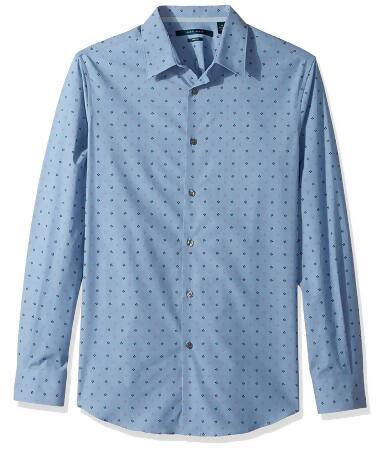 Perry Ellis Mens Printed Button Up Shirt - 2XL