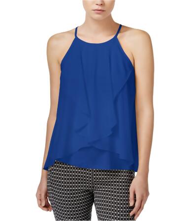 Bar Iii Womens Draped Knit Blouse - S