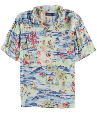 Ralph Lauren Mens Hawaii Button Up Shirt - S