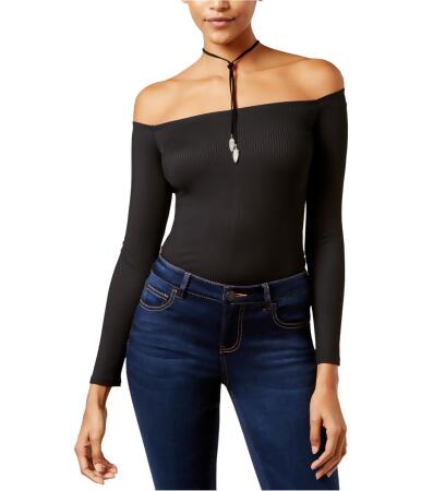 Material Girl Womens Textured Bodysuit - XS