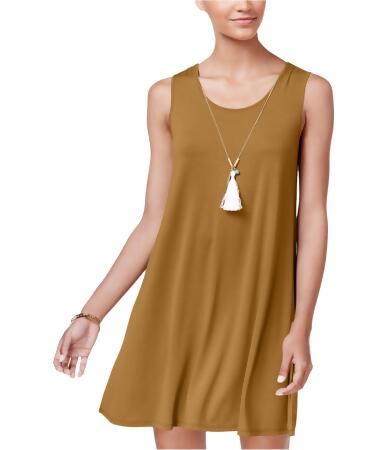 No Comment Womens Strappy-Back Shift Dress - XL