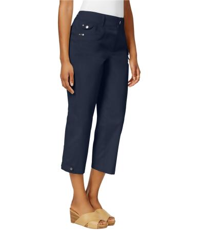 Style Co. Womens Grommet Casual Cropped Pants - 4