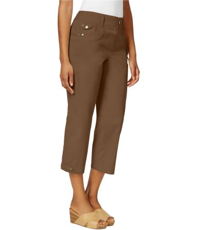 Style Co. Womens Grommet Casual Cropped Pants - 4