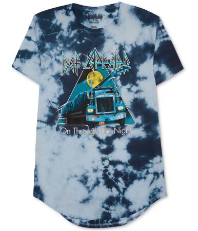 Hybrid Mens Tie-Dyed Graphic T-Shirt - L