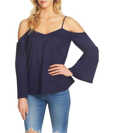 1.State Womens Cold Shoulder Knit Blouse - S