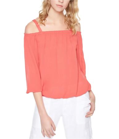 Sanctuary Clothing Womens Cold Shoulder Knit Blouse - M