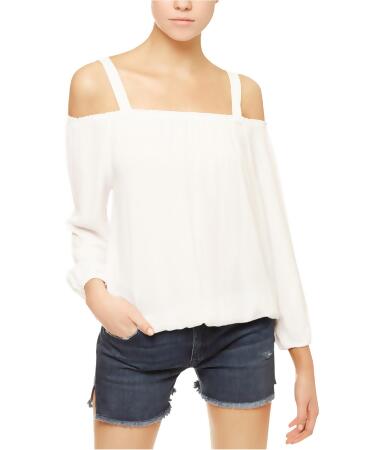 Sanctuary Clothing Womens Cold Shoulder Knit Blouse - XS