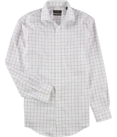 Tasso Elba Mens Non Iron Button Up Dress Shirt - 15