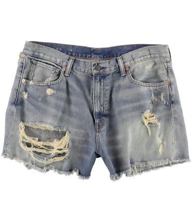 Ralph Lauren Womens Cutoff Casual Denim Shorts - 28