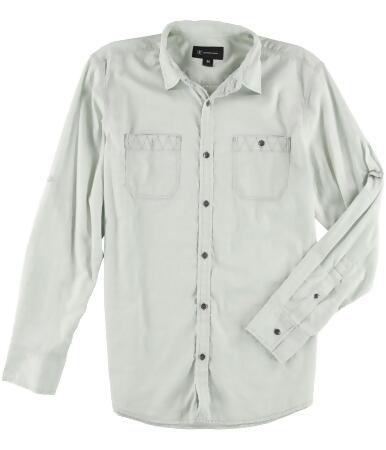 I-n-c Mens Dual Pocket Button Up Shirt - M