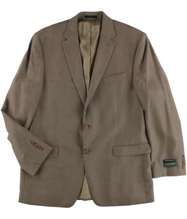 Ralph Lauren Mens Silk Wool Two Button Blazer Jacket - 44