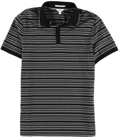 Calvin Klein Mens Liquid Stripe Rugby Polo Shirt - S