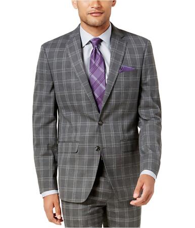 UPC 627729254035 product image for Sean John Mens Windowpane Two Button Blazer Jacket, Style # Mmll19sx0182 - 36 Re | upcitemdb.com